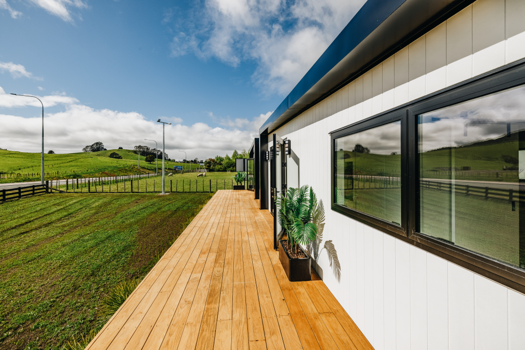 Small homes front view