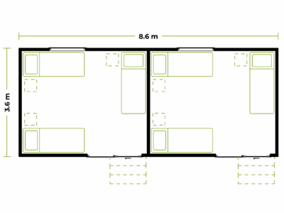 Double Accommodation Cabin